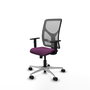 PIQUERAS Y CRESPO Silla de oficina Motilla con Mecanismo Sincro, Morado y Gris
