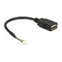 DeLOCK Cable USB 2.0 Pfostenbuchse 1,25 mm 4 Pin a USB A Hembra 0,15 m