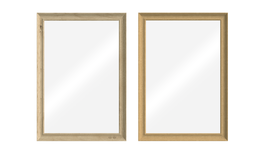 DKD Home Decor Espejo Símil Madera Natural 93,5x4x133 cm