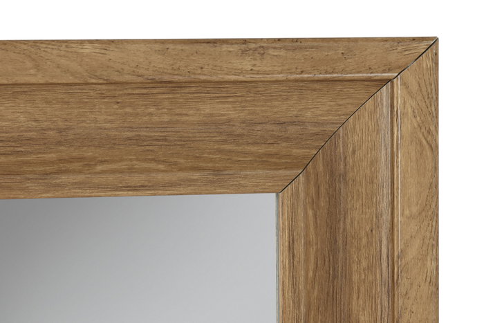 DKD Home Decor Espejo Símil Madera Natural 93,5x4x133 cm