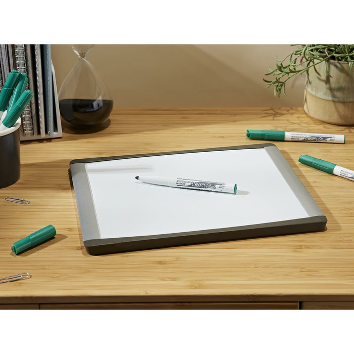 Bic Velleda 1741 Marcador para Pizarra Blanca Verde (Set de 12) de Punta Cónica