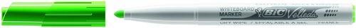 Bic Velleda 1741 Marcador para Pizarra Blanca Verde (Set de 12) de Punta Cónica