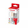 TOSHIBA Bombilla LED Filamento G45 E14 4.5W 2700K Luz Cálida