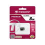 Transcend Tarjeta de memoria microSDHC 8 GB Clase 10