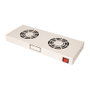 ROLINE 26.21.0303 Unidad de ventilación de 19 pulgadas con 2 ventiladores