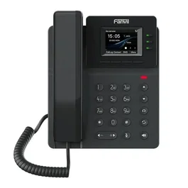 Fanvil V60P Teléfono IP con Pantalla de 2.4 Pulgadas a Color y 4 Líneas PoE
