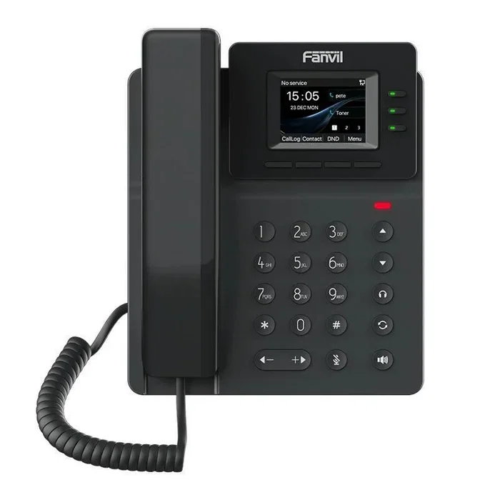 Fanvil V60P Teléfono IP con 2.4" Pantalla, Color, 4 Líneas y Alimentación PoE para Oficinas