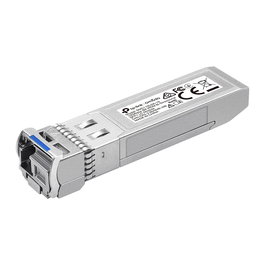 TP-Link SM5110LSA-10 Transceptor SFP+ de Fibra Óptica Monomodo, 10 GbE 10GBase-BX, 10 km, LC, TX 1330nm / RX 1270nm
