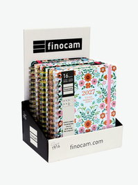 Agenda Anual (2026-27) Finocam Catalan 16 Meses Vitae+Tempus Assortiment Expositor De 8