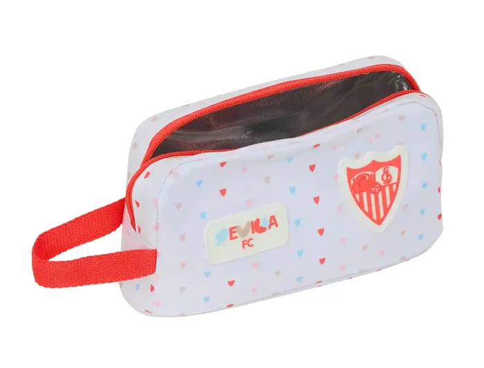 Safta Portadesayunos Termo Sevilla F.C. Preescolar, Aislante para Merienda, Estampado del Club de Fútbol, 120 x 215 x 65 mm