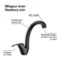 Edouard Rousseau ROU3047404061692 NEWBURY mezclador de lavabo negro