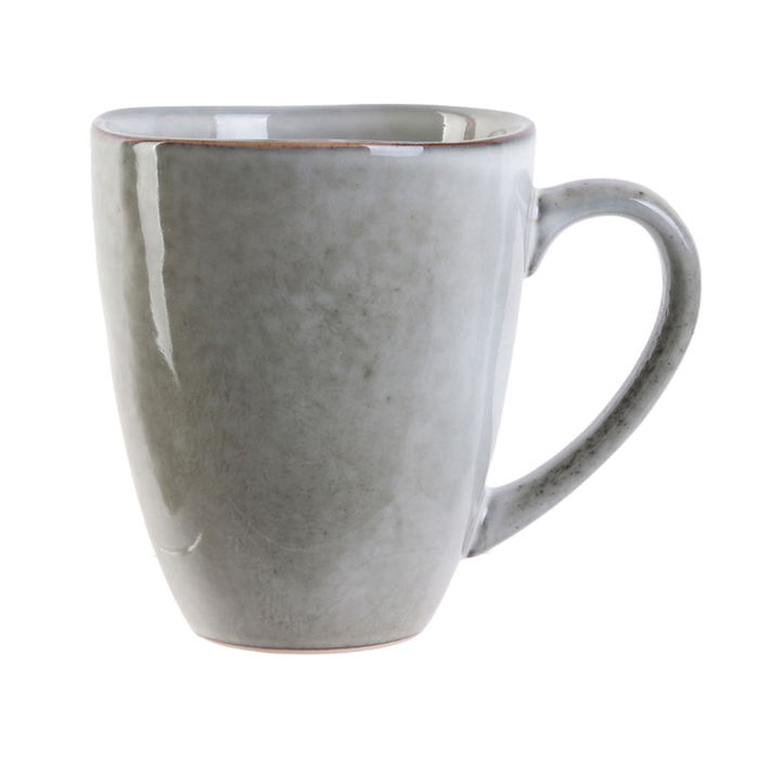 Home Deco Factory Mug Gres Arena 300 Ml Colección Natural