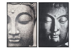 DKD Home Decor Cuadro Buda Surtido 62,5x4,5x93 cm
