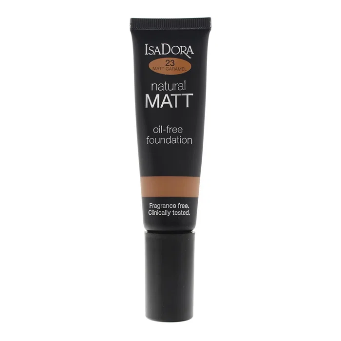 IsaDora Natural Matt Oil-Free Foundation 23 Caramel 35ml