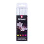 Sakura Estuche de rotuladores fluorescentes Pen-Touch, 4 colores