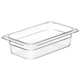 CAMBRO 42CW-135 - Recipiente GN 1/4 1,7 L - 16,2 x 26,5 x 6,5 cm - Transparente - Venta 1 unidad.