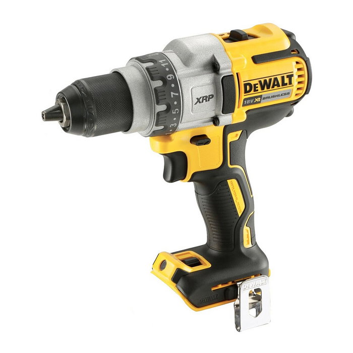 DeWALT Taladro percutor atornillador DCD991NT-XJ sin llave, 18 V, 3 velocidades, 13 mm en acero, 820 W