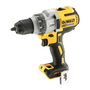 DeWALT Taladro percutor atornillador DCD991NT-XJ sin llave, 18 V, 3 velocidades, 13 mm en acero, 820 W