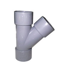 Tes de PVC MH 45º de 110 mm