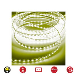 Edm Tira de LED Amarillo 50m 60 LEDs/m IP44