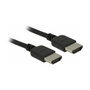 DeLOCK Cable HDMI Premium 4K 60 Hz 1 m Negro