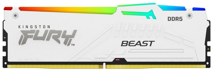 Kingston FURY Beast RGB 64 GB (2 x 32 GB) DDR5 6000 MT/s DIMM Blanco Kingston FURY Beast RGB 64 GB (2 x 32 GB) DDR5 6000 MT/s DIMM Blanco