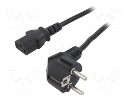 ESPE Cable de alimentación H05VV-F 3x1mm2 Negro 5m