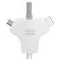 Cisco CAB-HDMI-MUL4K-9M= Adaptador de Cable de Vídeo HDMI a HDMI/Mini DisplayPort/USB Type-C, 9m, Plata