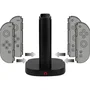 Konix Estación de Carga para 2 Mandos Joy-Con, Indicador LED, Conexión USB-A, Negro - 3328170304764
