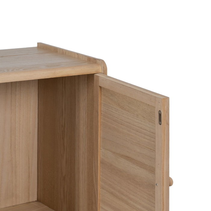 Ixia Mueble Auxiliar Natural con 3 Cajones y Puerta