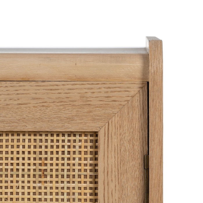 Ixia Mueble Auxiliar Natural con 3 Cajones y Puerta