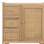 Ixia Mueble Auxiliar Natural con 3 Cajones y Puerta