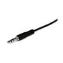 StarTech.com Cable Extensor Audio 3.5mm 1m Stereo Macho a Hembra Slim, Negro, Referencia M/F