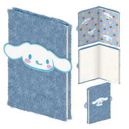 PYRAMID Cuaderno peluche A5 Cinnamoroll Hello Kitty