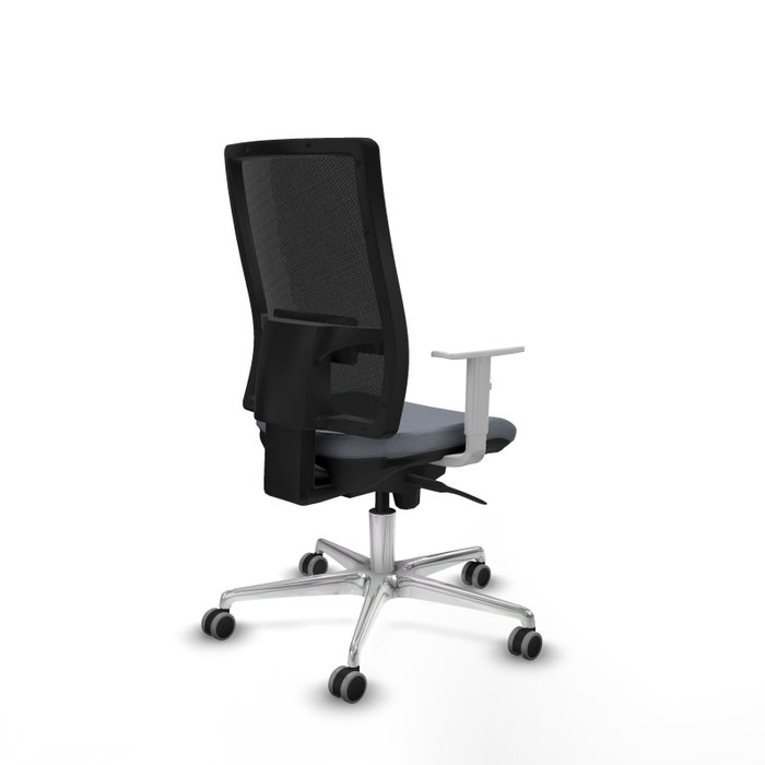 PIQUERAS Y CRESPO Silla de oficina Horna con mecanismo Sincro, Gris y Negro PIQUERAS Y CRESPO Silla de oficina Horna con mecanismo Sincro, Gris y Negro