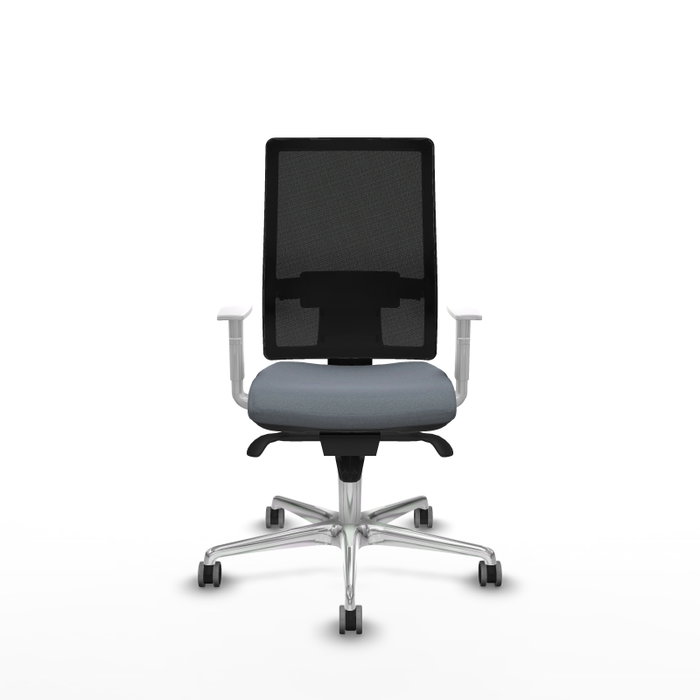 PIQUERAS Y CRESPO Silla de oficina Horna con mecanismo Sincro, Gris y Negro PIQUERAS Y CRESPO Silla de oficina Horna con mecanismo Sincro, Gris y Negro