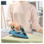 Braun FreeStyle 3 FI 3194.BK Plancha de vapor negra y azul, 2400 W, suela cerámica, 200 g/min