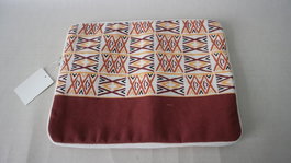 DKD Home Decor Funda Ipad Colonial 2 x 28 x 36 cm Azul Negro