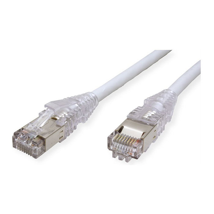 Secomp Patchkabel Cat.6A (EA) S/FTP Gris 10 m, CU LSOH, RJ-45, 21.05.0600