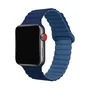 Correa para Apple Watch 42/44/45 mm, Cierre Magnético, Silicona Suave, Color Azul, Unisex, Referencia WBANDMAGBLLB