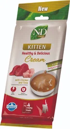 Farmina N&D Prime Kitten Creamy Pollo y Atún 15x60g