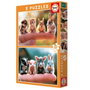 Educa 20221 - Set de 2 Puzzles Educativos de 20 Piezas, Animales Bebés, para Niños +3 Años, en Español