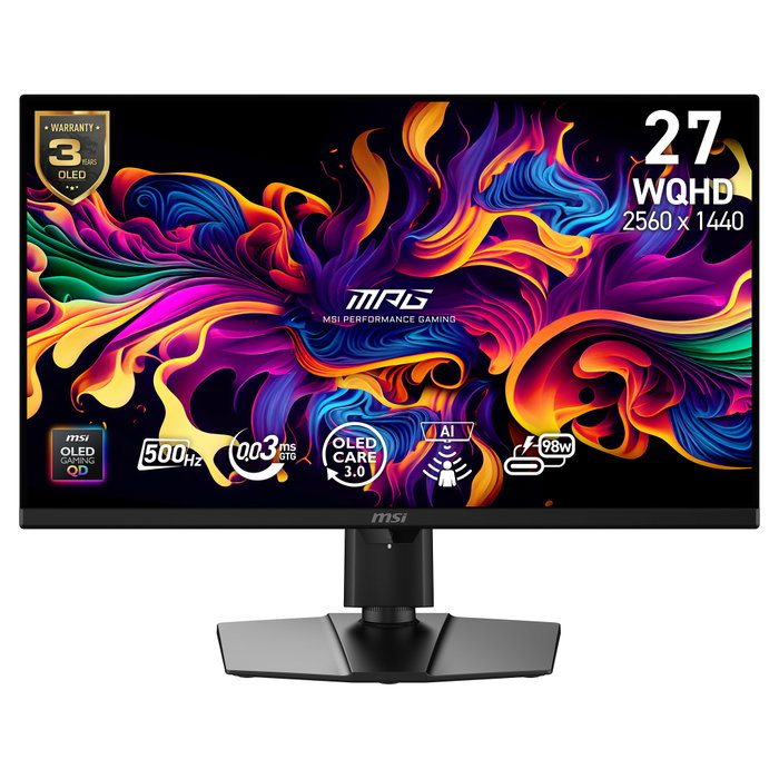 MSI MPG 271QRDE QD-OLED X50 Monitor de Juegos Negro MSI MPG 271QRDE QD-OLED X50 Monitor de Juegos Negro