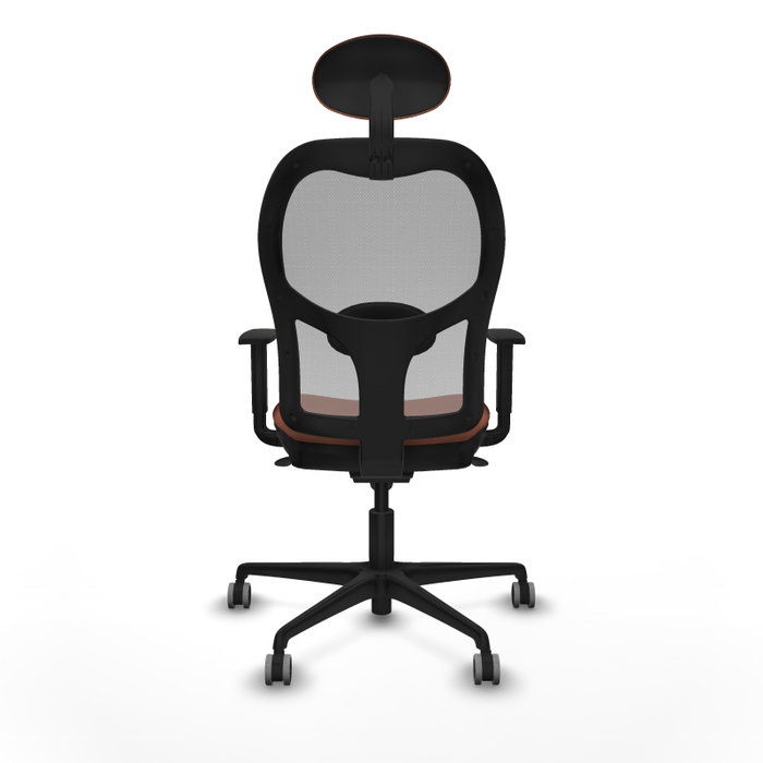 PIQUERAS Y CRESPO Silla de oficina Jorquera con mecanismo Sincro, Marrón y Gris PIQUERAS Y CRESPO Silla de oficina Jorquera con mecanismo Sincro, Marrón y Gris