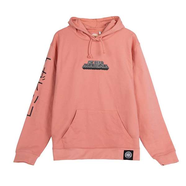 Sudadera Con Capucha Cotton Brushed My Hero Academia Rosa