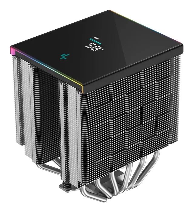 DeepCool AK620 Digital SE - Refrigerador de CPU aire, 12 cm, Negro/Blanco, LCD, PWM, para LGA 1200/1700/1851/1151/1150/1155, AM4, AM5