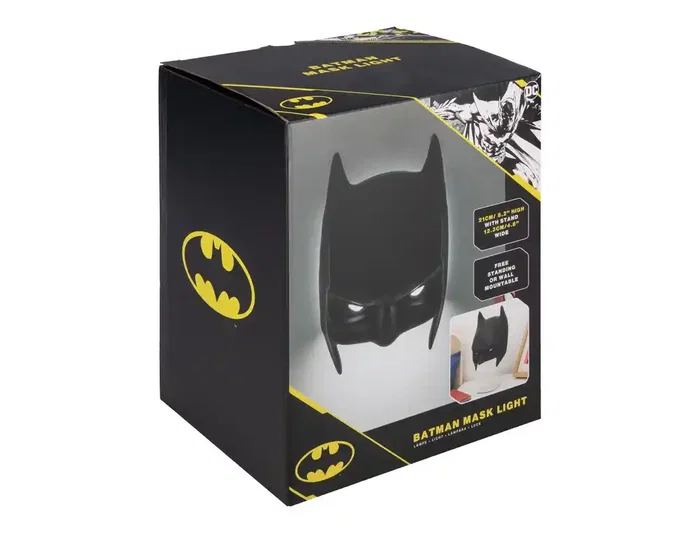 Paladone Máscara con Luz LED DC Batman Decorativa 21 cm Ideal Fans Coleccionistas