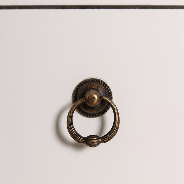 Mesita 2 Puertas y 1 Cajón Blanco 45 X 26 X 69 cm