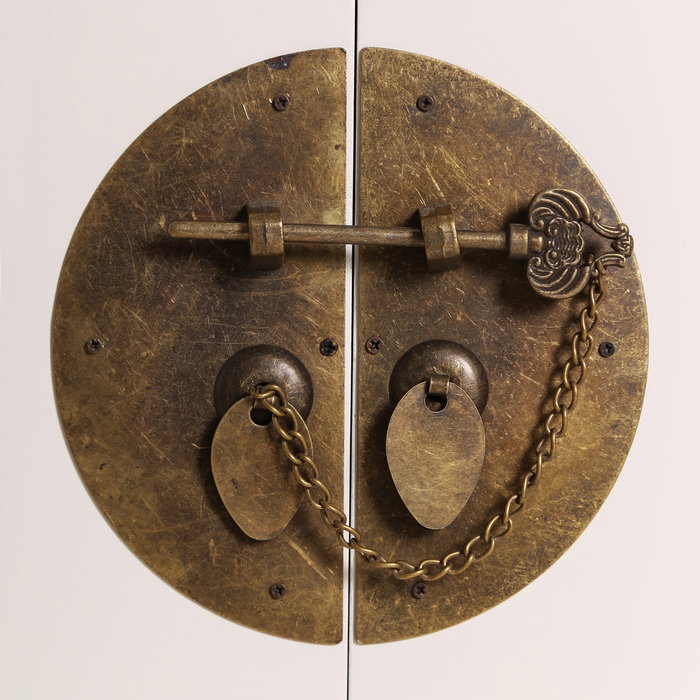 Mesita 2 Puertas y 1 Cajón Blanco 45 X 26 X 69 cm