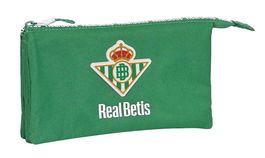 Portatodo Doble Real Betis Balompié Verde 22 x 12 x 3 cm